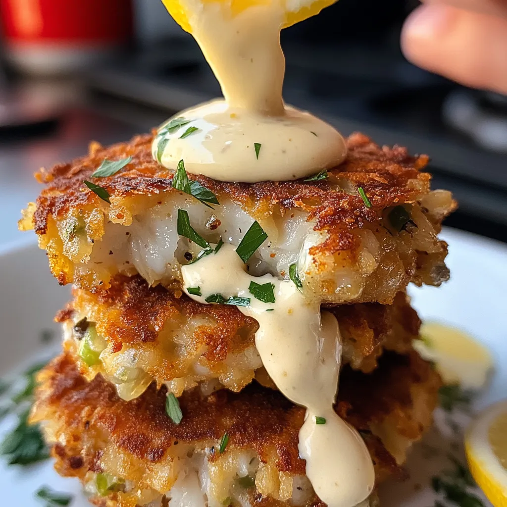Würzige Krabben-Galetten Aioli