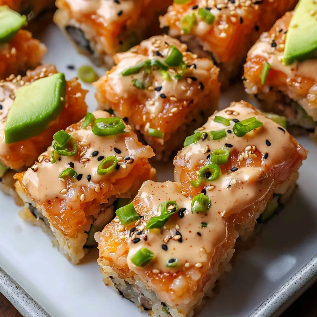 Frischer Lachs und goldbrauner Reis