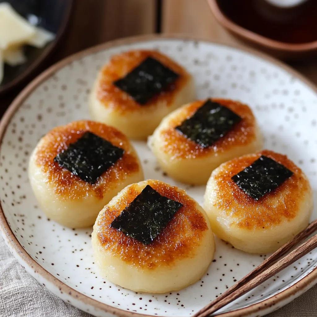 Kartoffel-Mochi mit Yaki-Soße