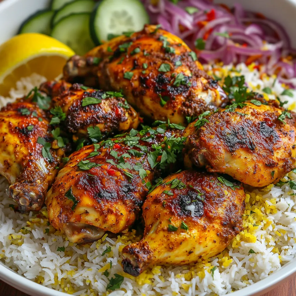 Würziges Safran Poulet