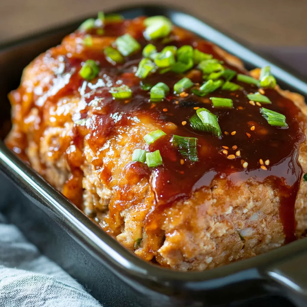 Leckerer Hühnerhackbraten asiatisch