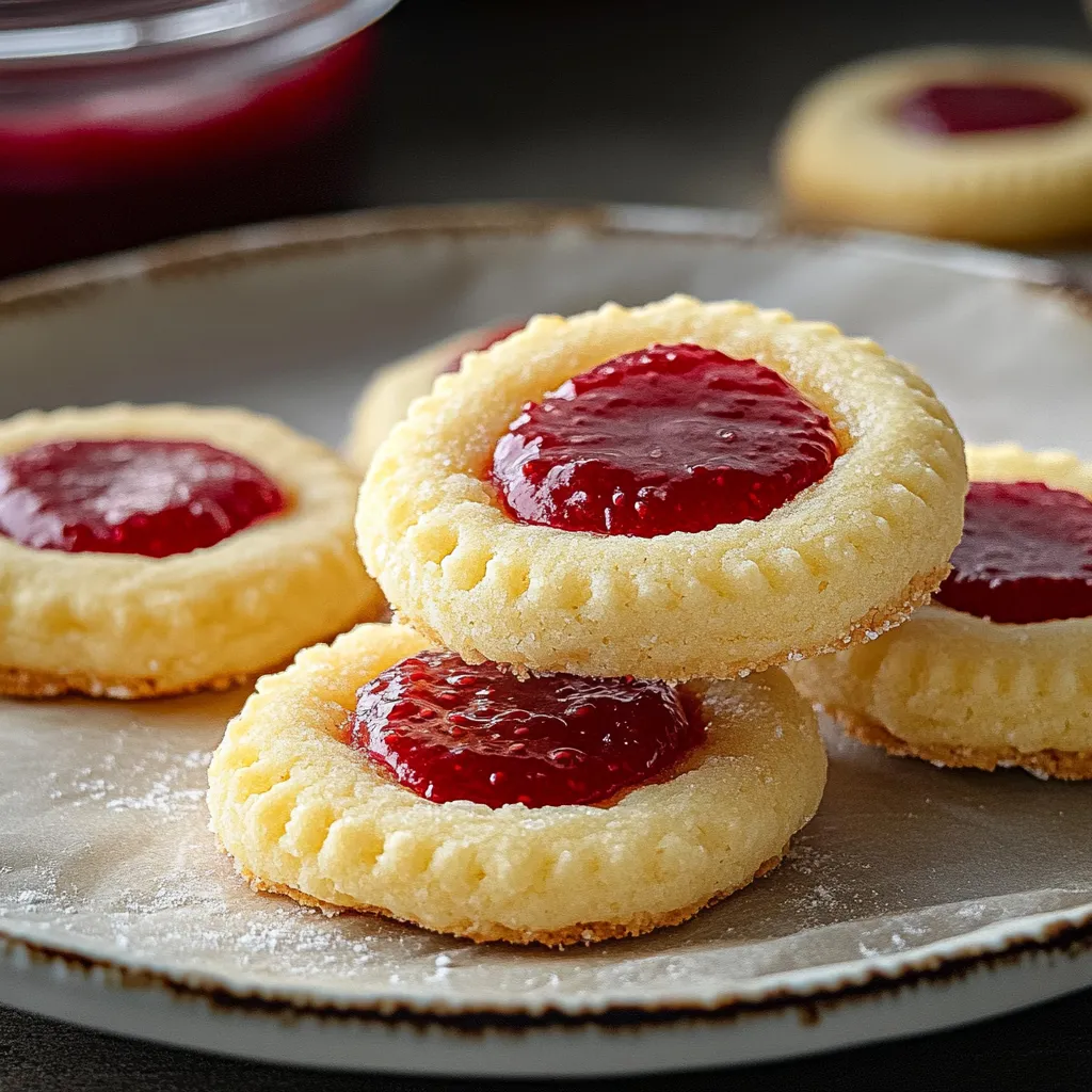 Leckere Zitronen-Kekse mit Himbeercreme