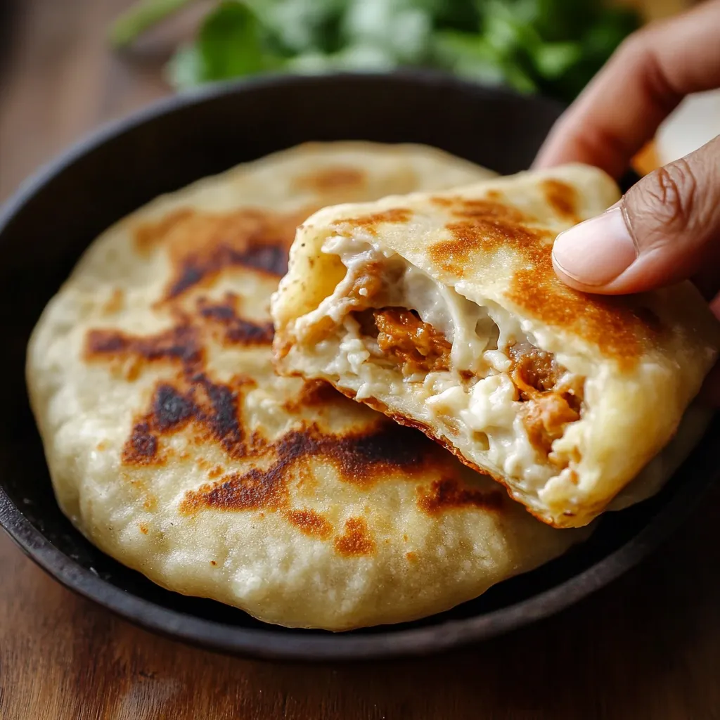 Pupusas lecker gefüllt zubereiten