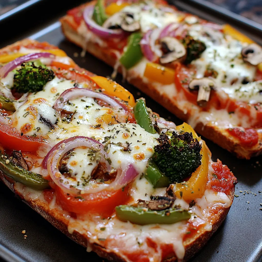 Leckere Gemüse Pizza