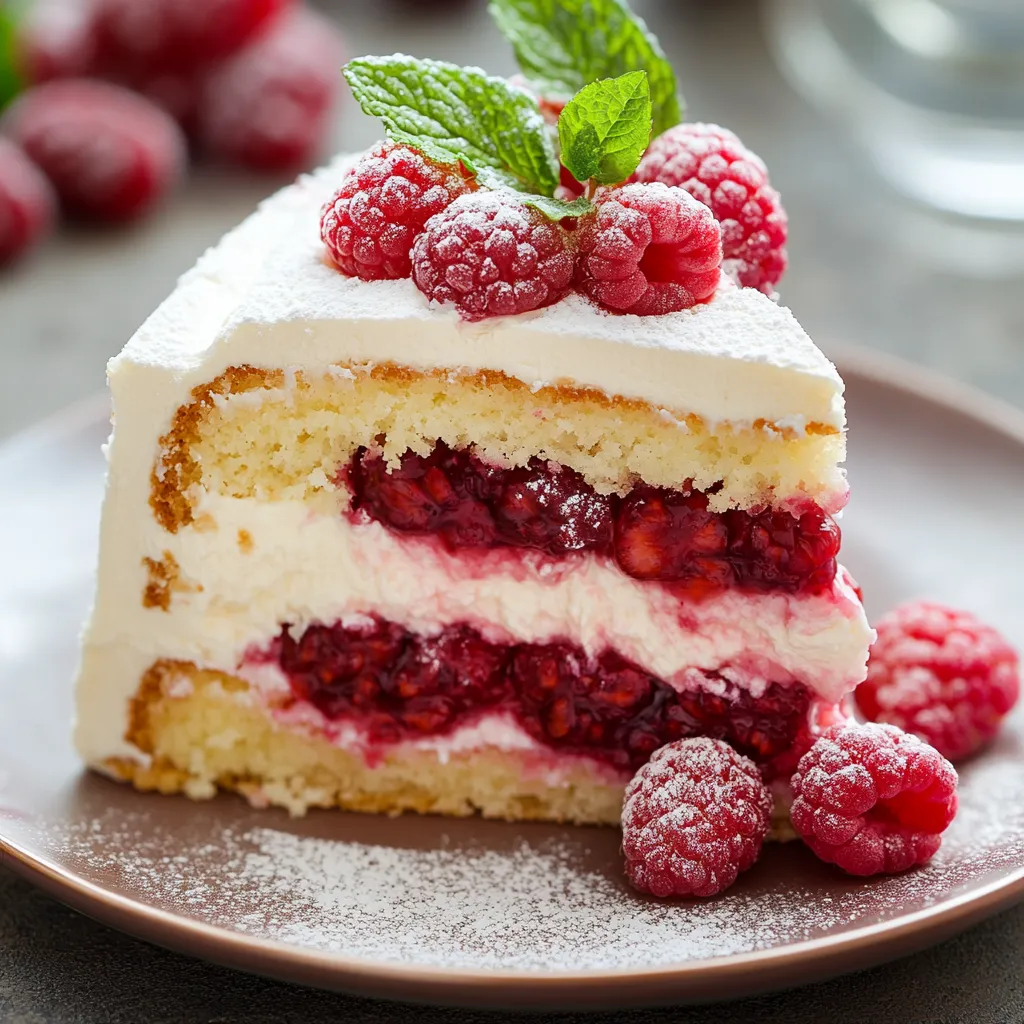 So gelingt eine luftige Himbeertorte ganz einfach