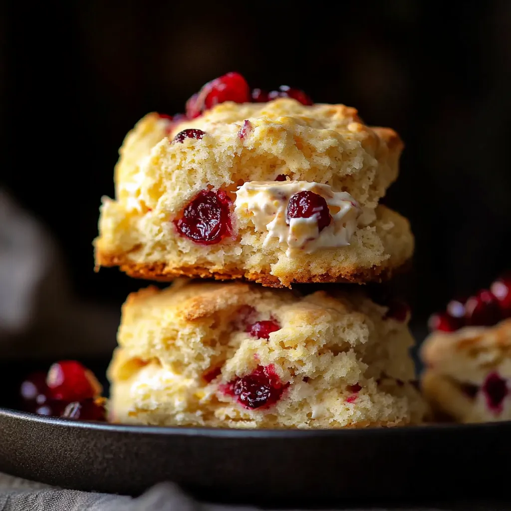 Feine Scones mit Orangenschale und Cranberrys zubereiten