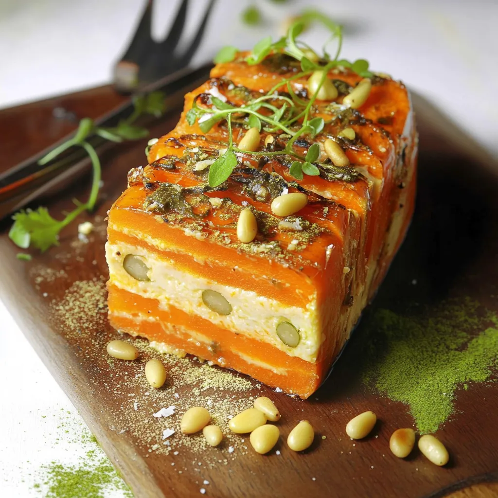 Würzige Karotten Terrine