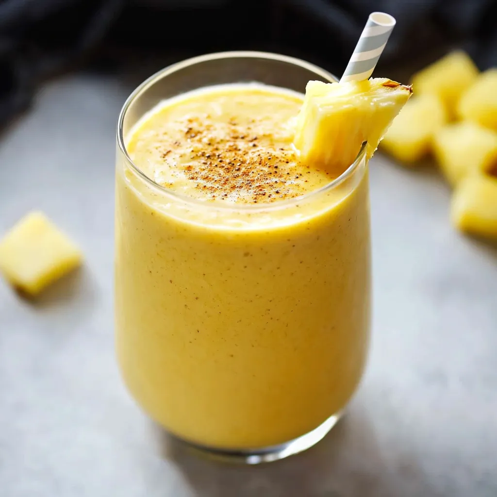 Frischer Ananas-Smoothie