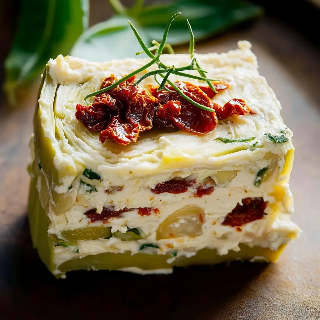 Artischocken-Basilikum-Terrine