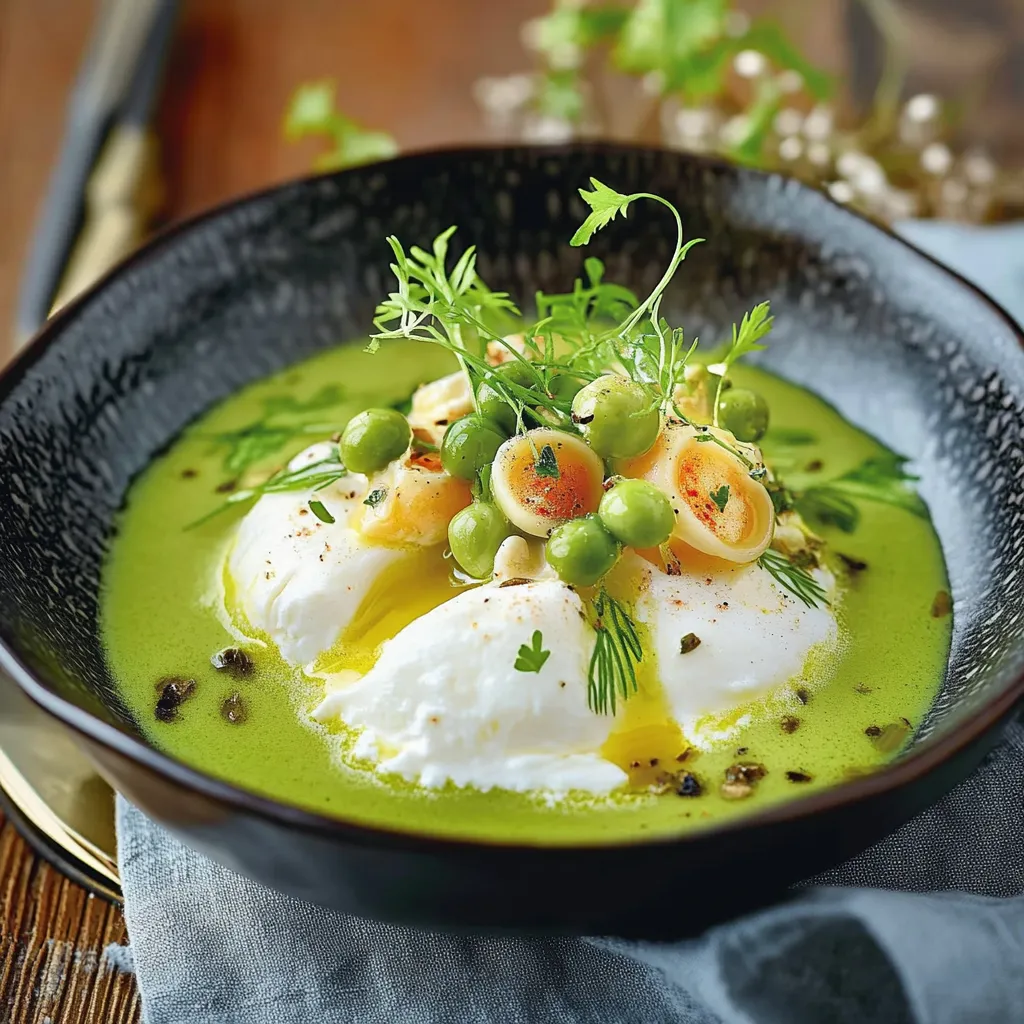 Cremiger Spargel Burrata Räucherfisch
