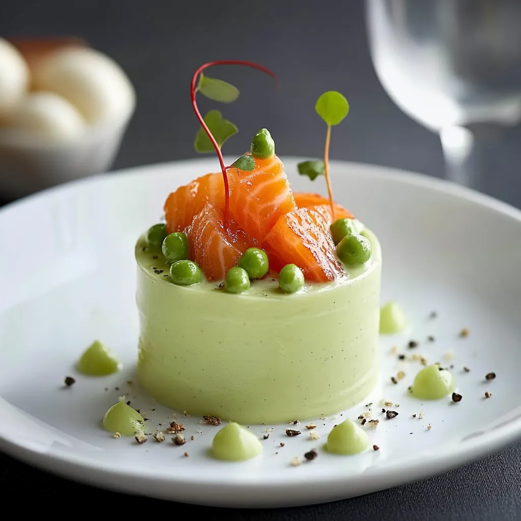 Feine Mousse mit Lachs