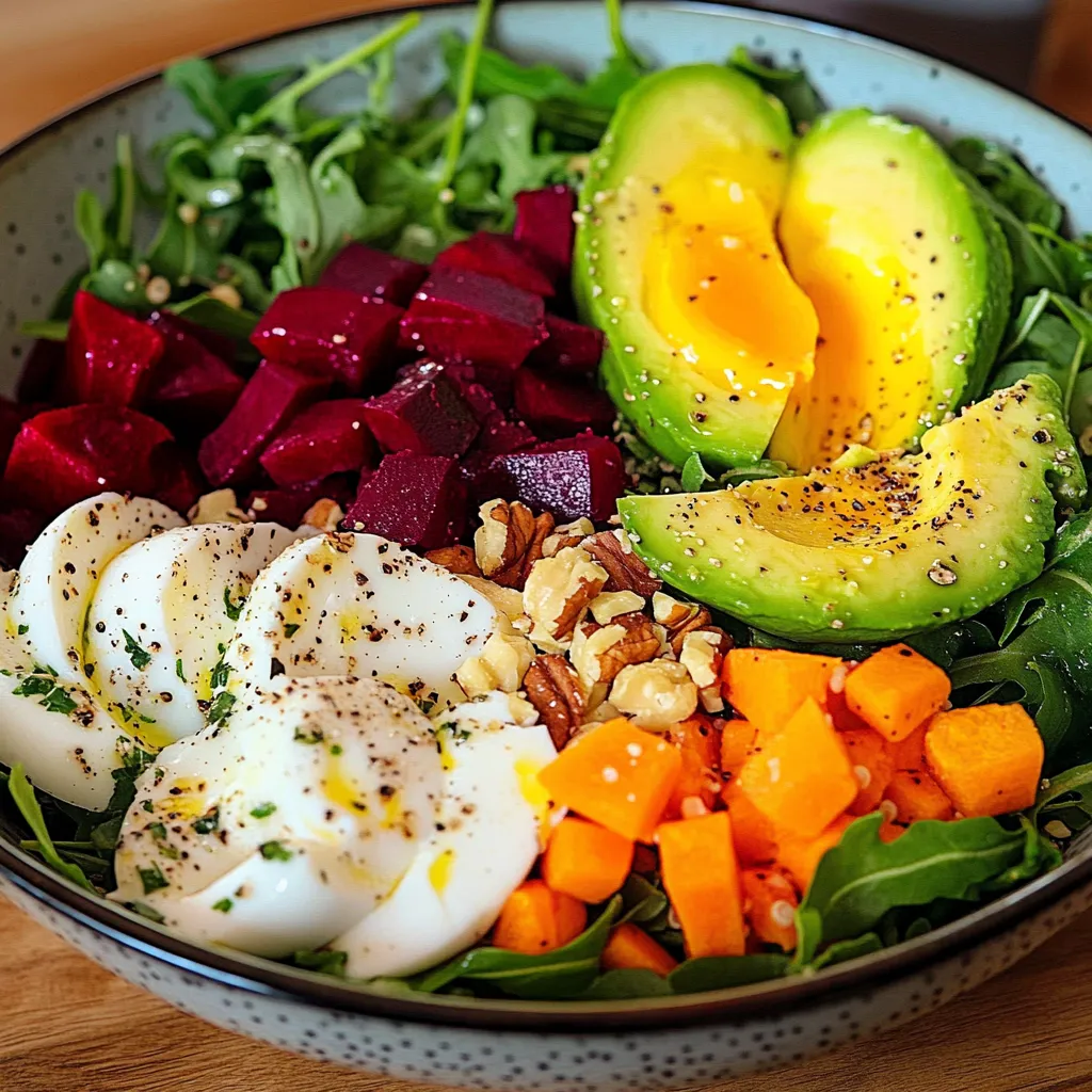 Bereite eine bunte Power-Bowl mit Avocado und Quinoa zu