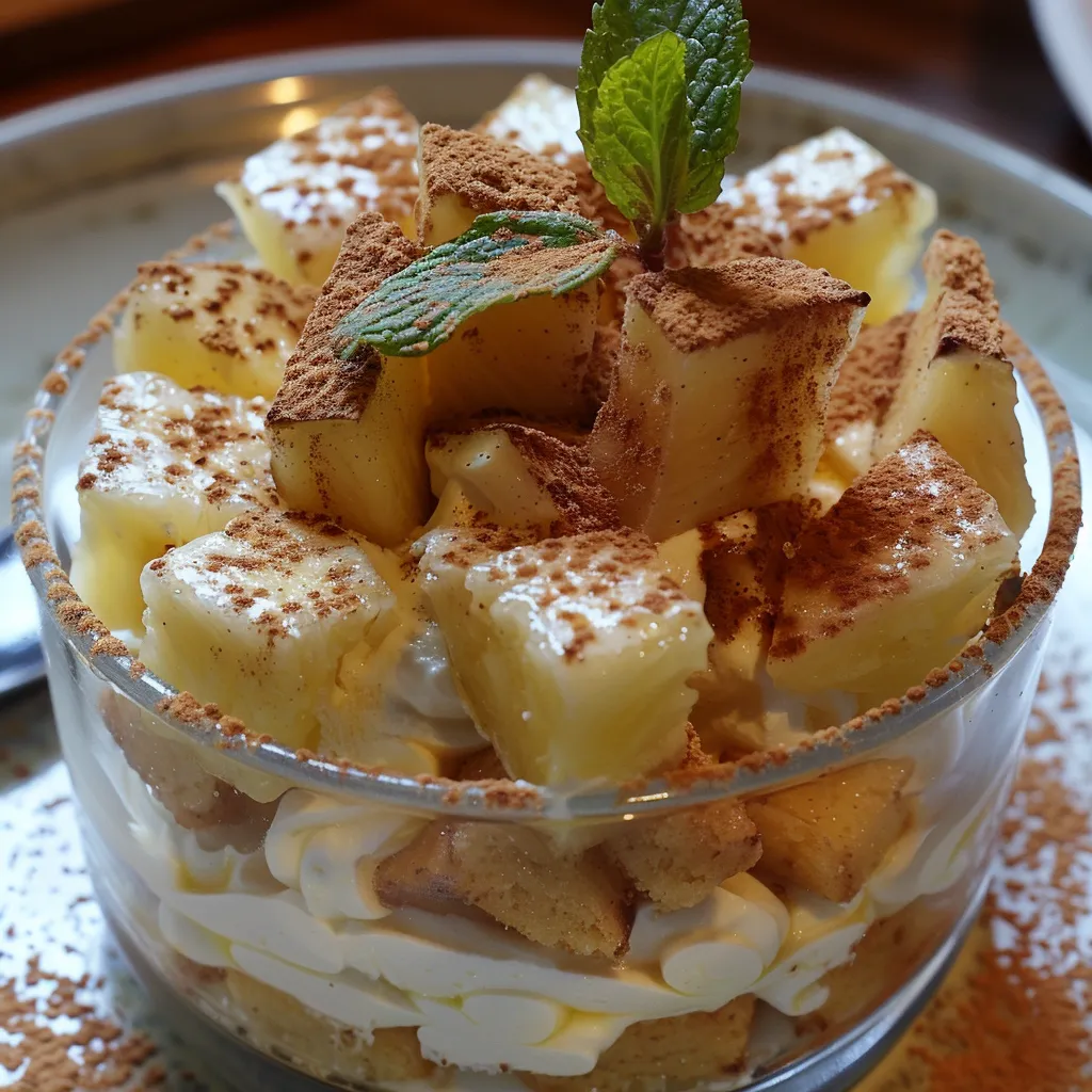 Erfrischendes Ananas-Kokos-Tiramisu
