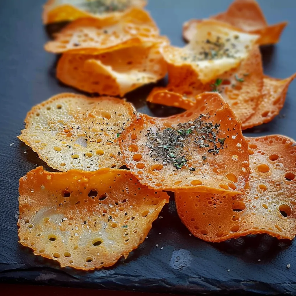 Salzige, knusprige Taler für deinen Snack