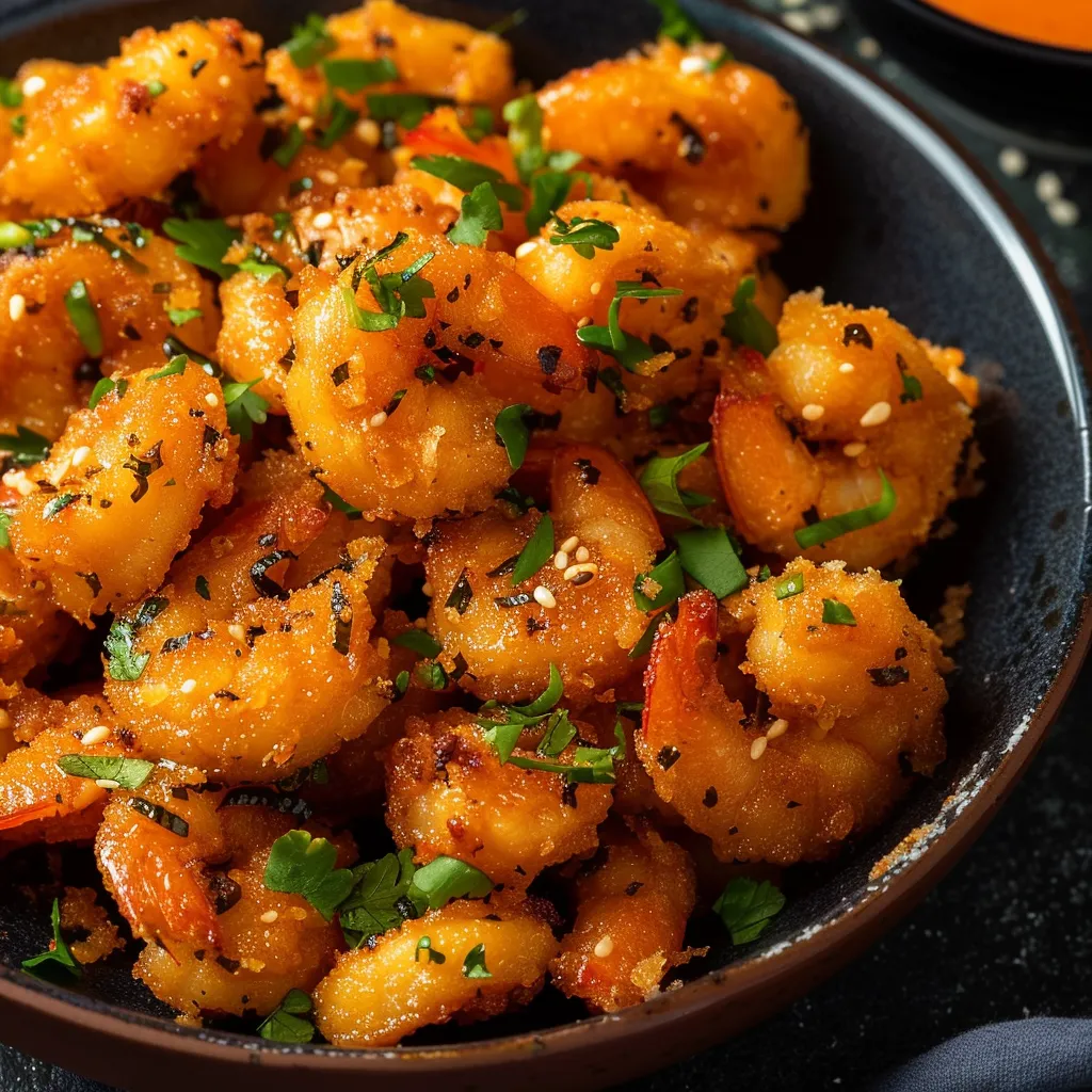 Vegane Crevetten mit Pilzen