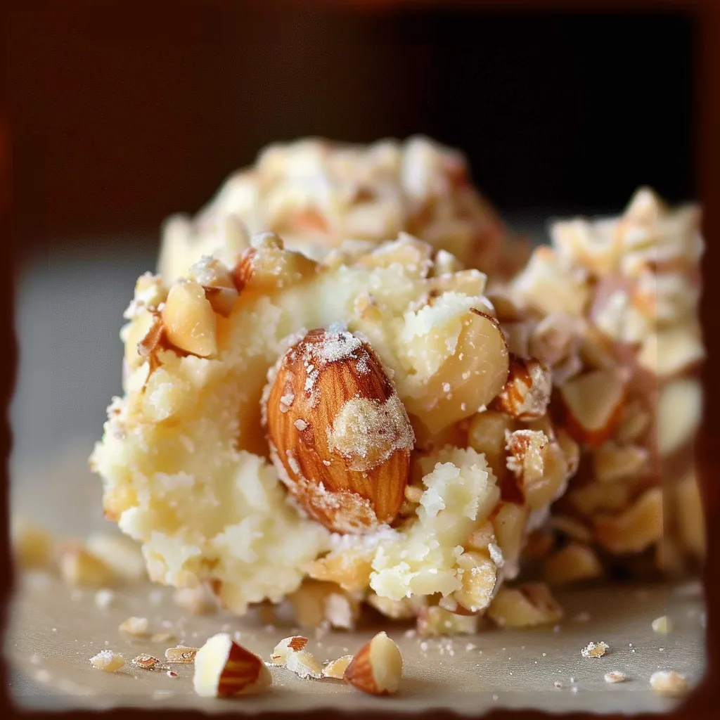 Knusprige Mandel-Schoko-Bällchen