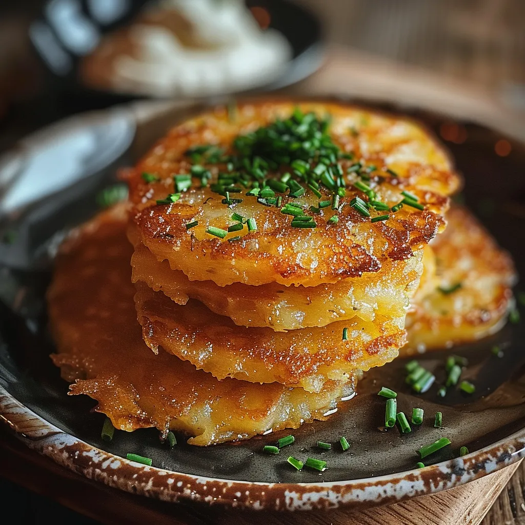 Knusprige Kartoffel Puffer