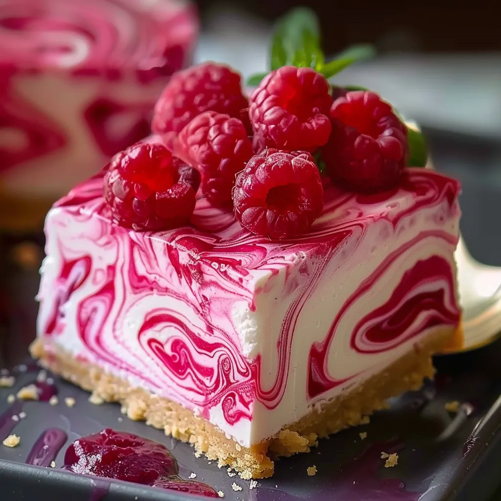 Einfacher Framboise Cheesecake