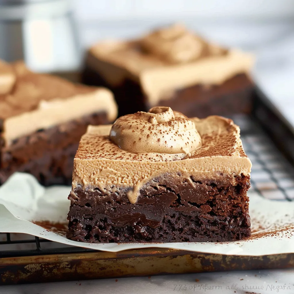 Schoko-Kaffee Brownies