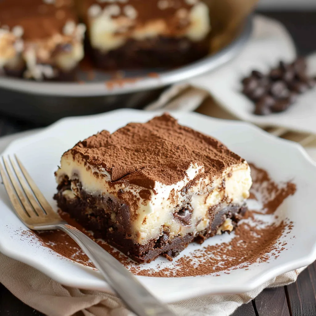 Tiramisu-Schoko-Brownie Genuss