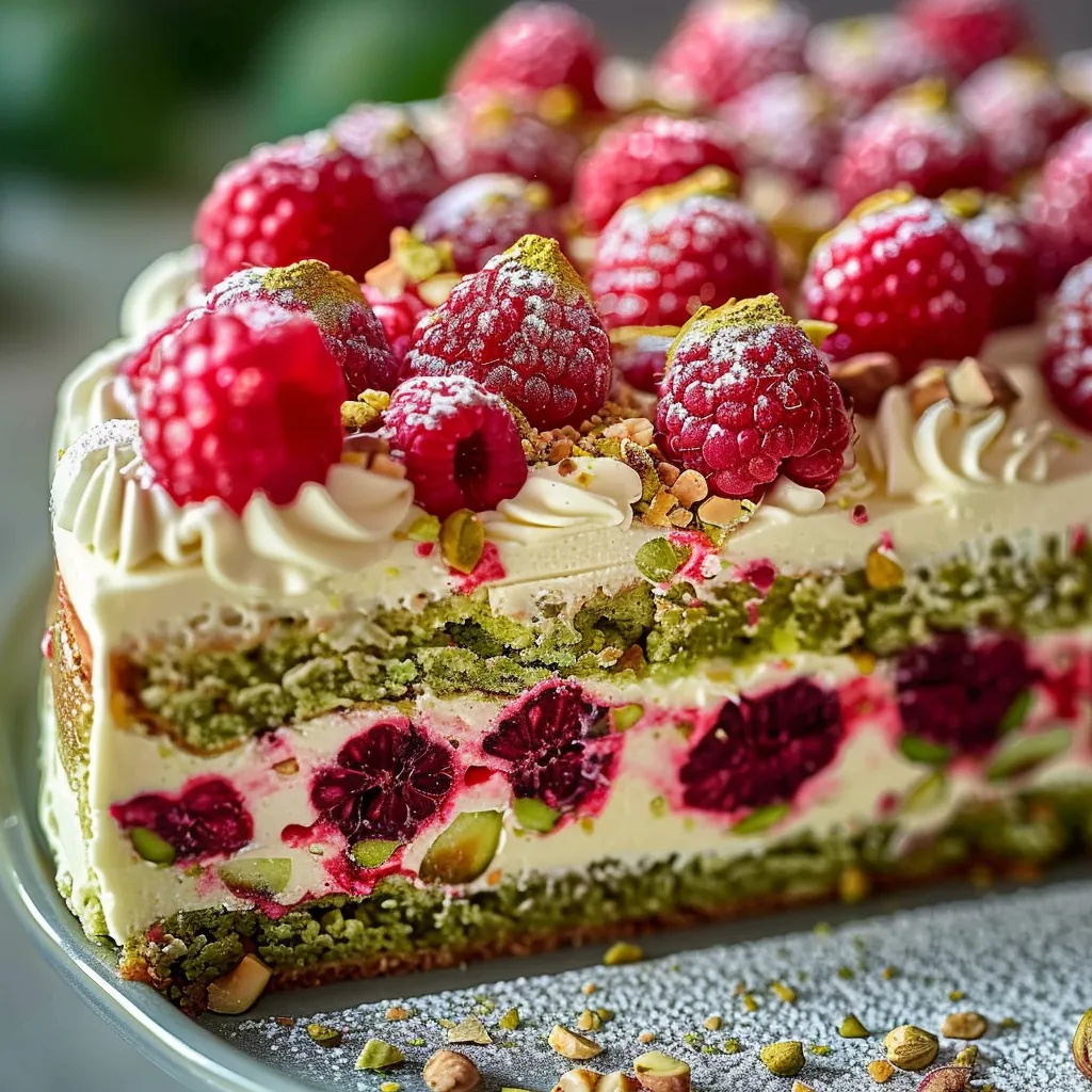 Frische Pistazien Framboise