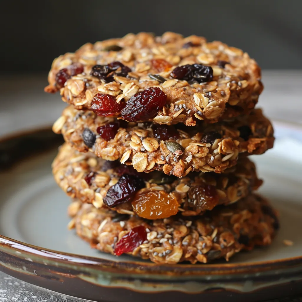 Köstliche selbstgemachte Granola Kekse