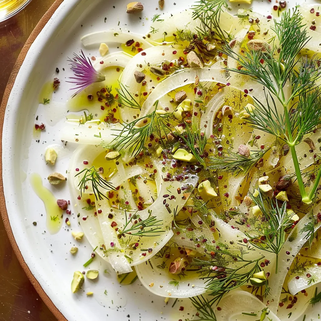 Fenchel mit Pistazien
