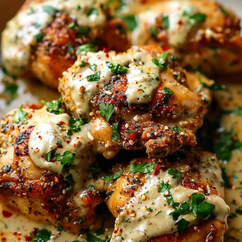 Zartes Poulet mit Tahini