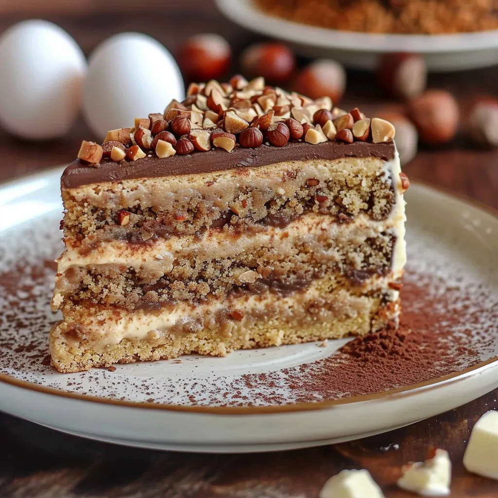Genieß den ägyptischen Haselnusskuchen