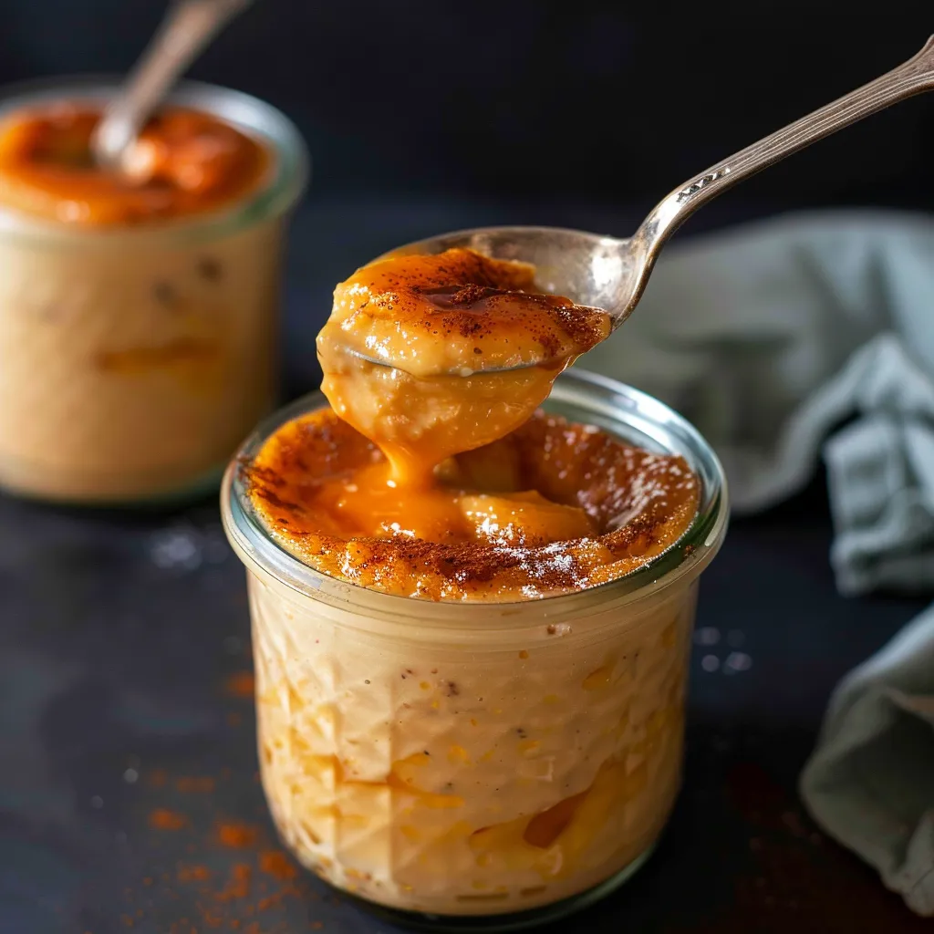 Cremige Thai-Tee-Crème-brûlée