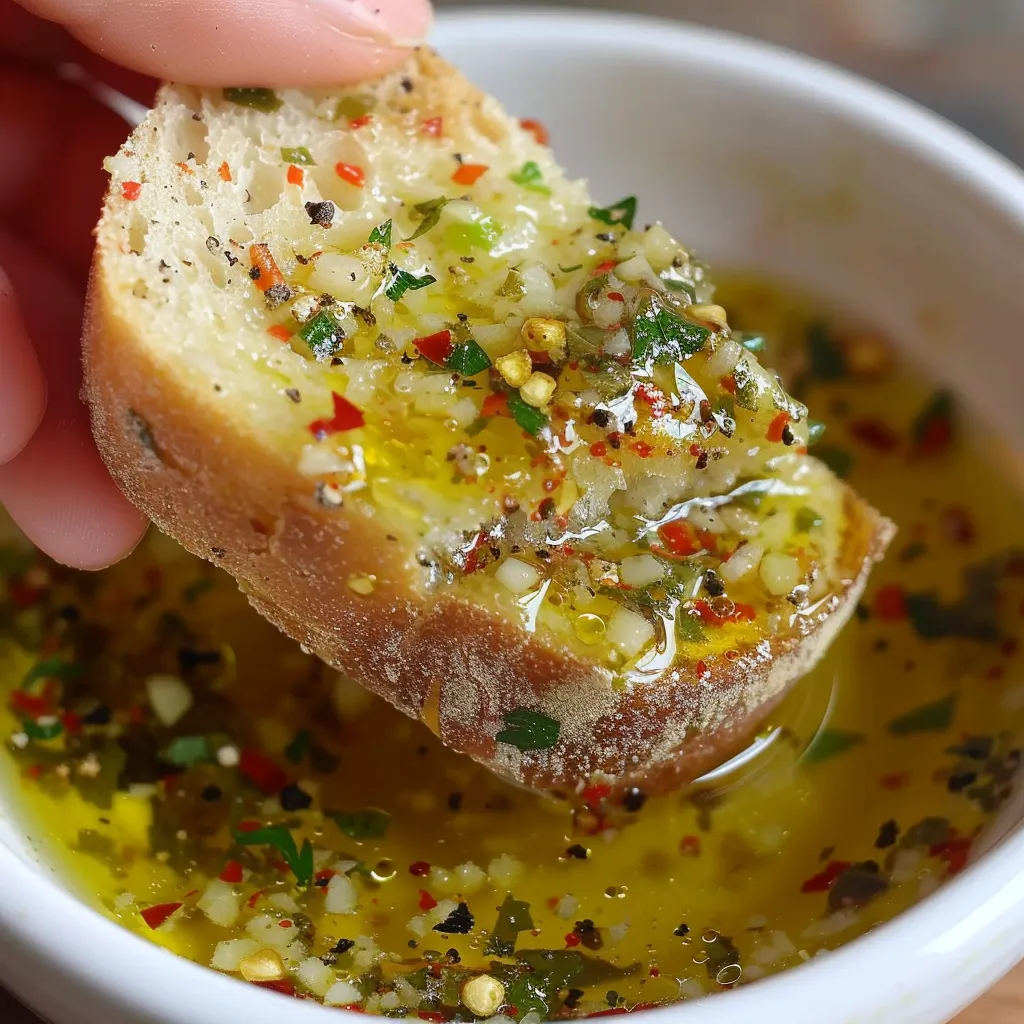 Knoblauch Dip Öl