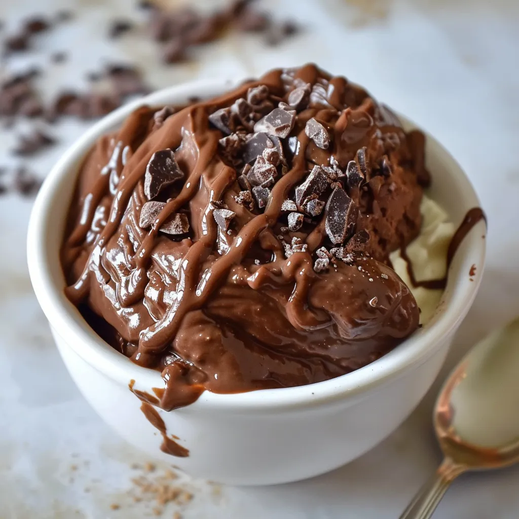 Hausgemachter Schoko-Pudding