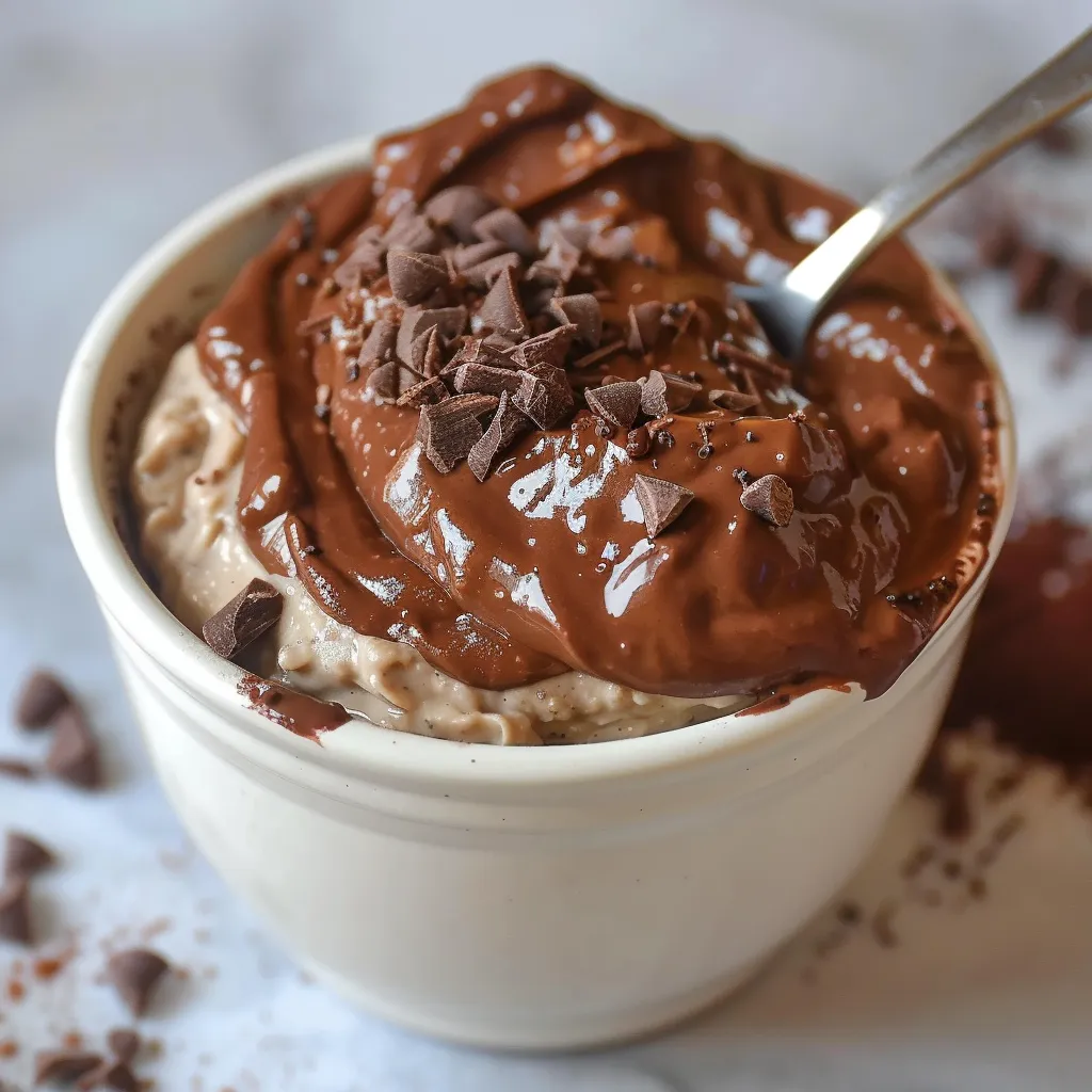 Genieße einen leckeren Proteinpudding