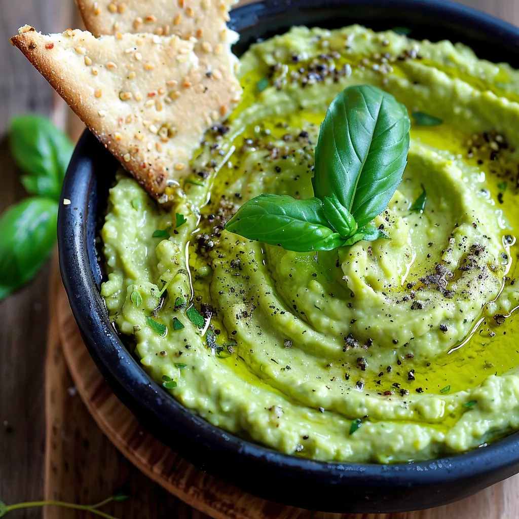 Zucchini-Creme mit Kräutern