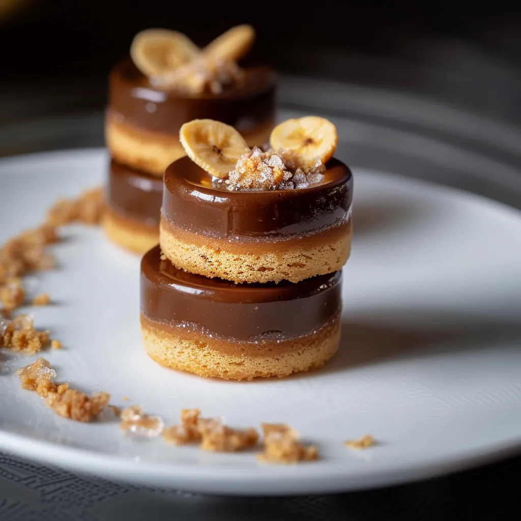 Sablés mit Karamell und Gianduja im Krumchy-Stil