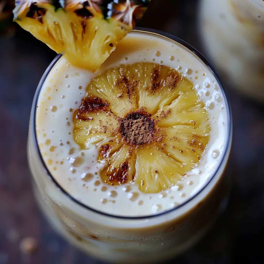 Karamellisierter Ananas Lassi