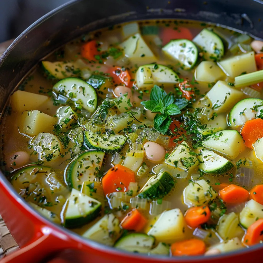 Klassische Pistou-Suppe