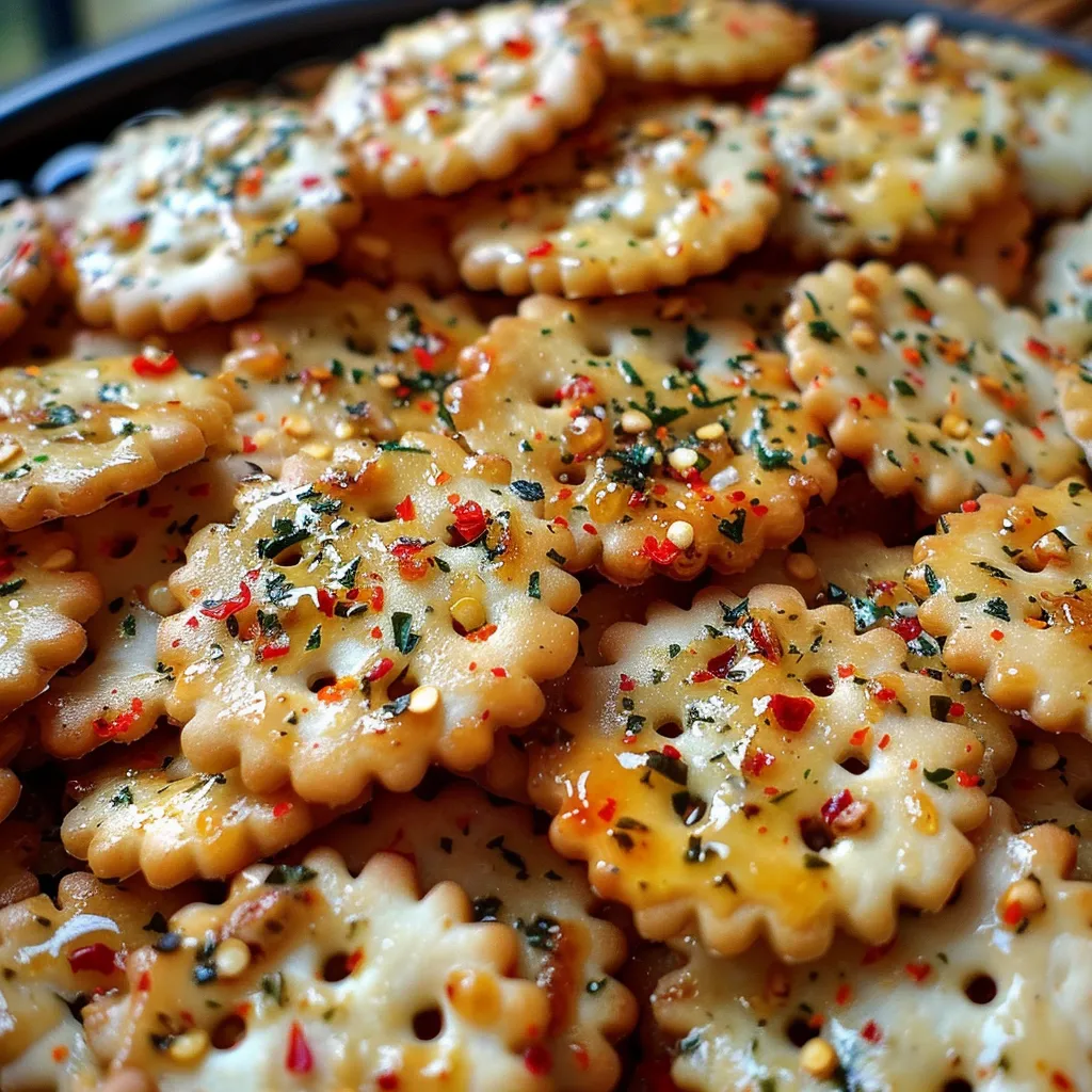 Knusprige Alabama Cracker mit würzigem Geschmack