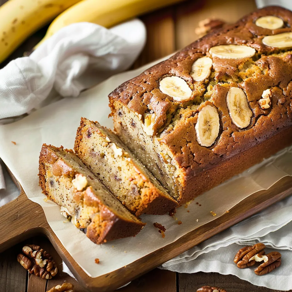 Saftiges Bananen Apfel Brot