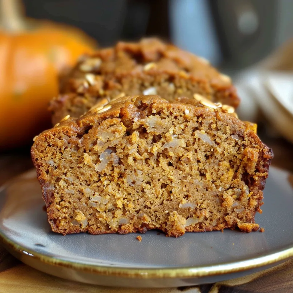 Saftiges Kürbis-Bananenbrot mit reifen Bananen