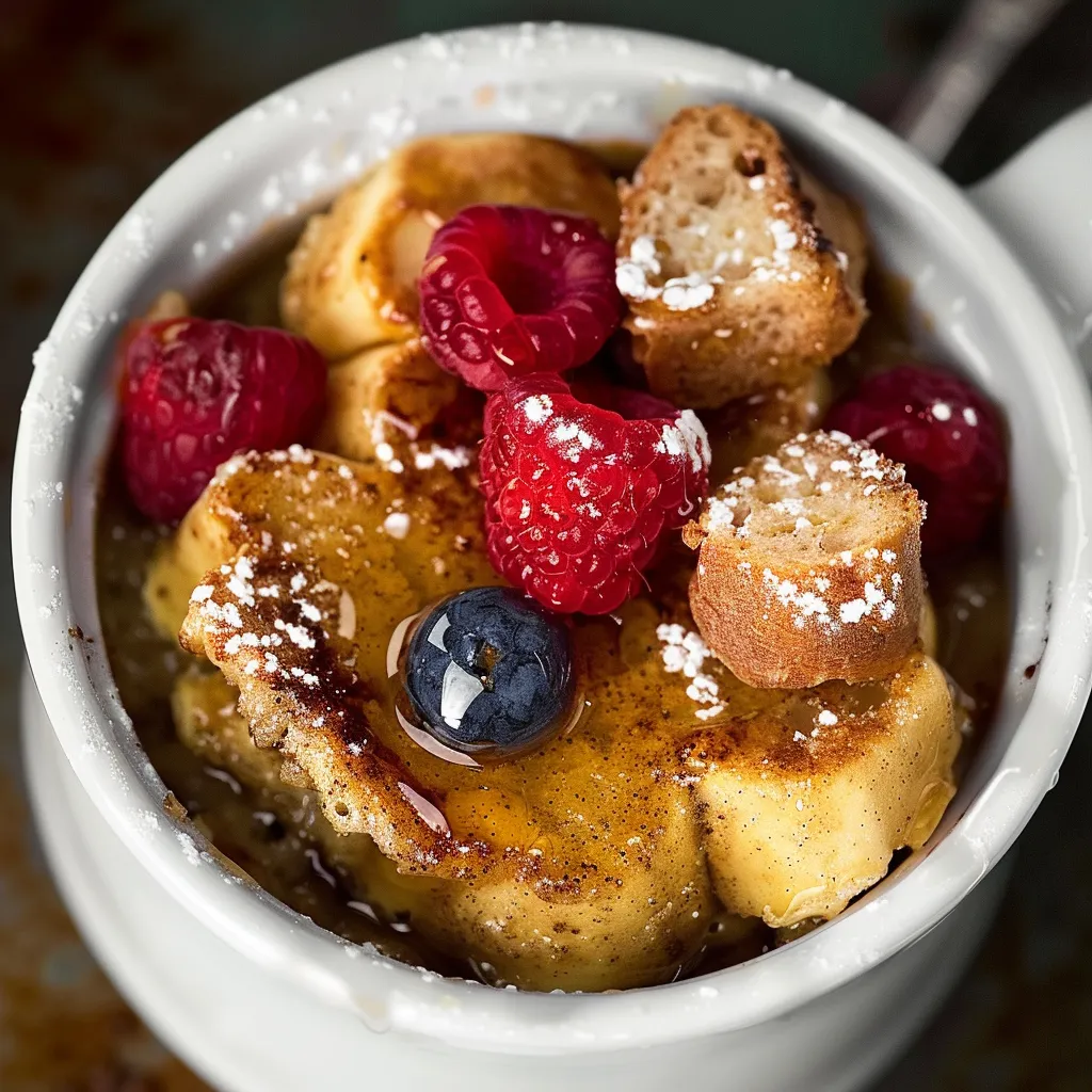 Schneller und leckerer French Toast im Becher