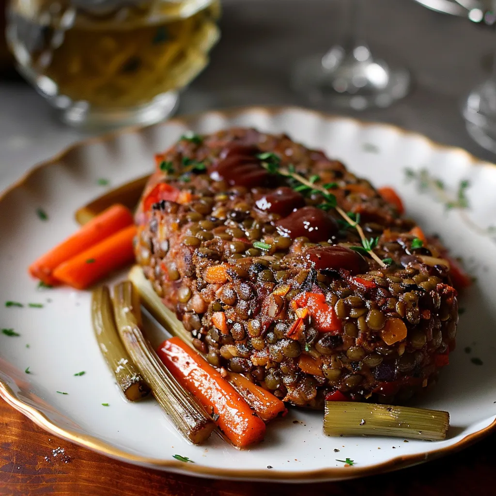 Vegetarischer Linsenbraten – tolle Alternative