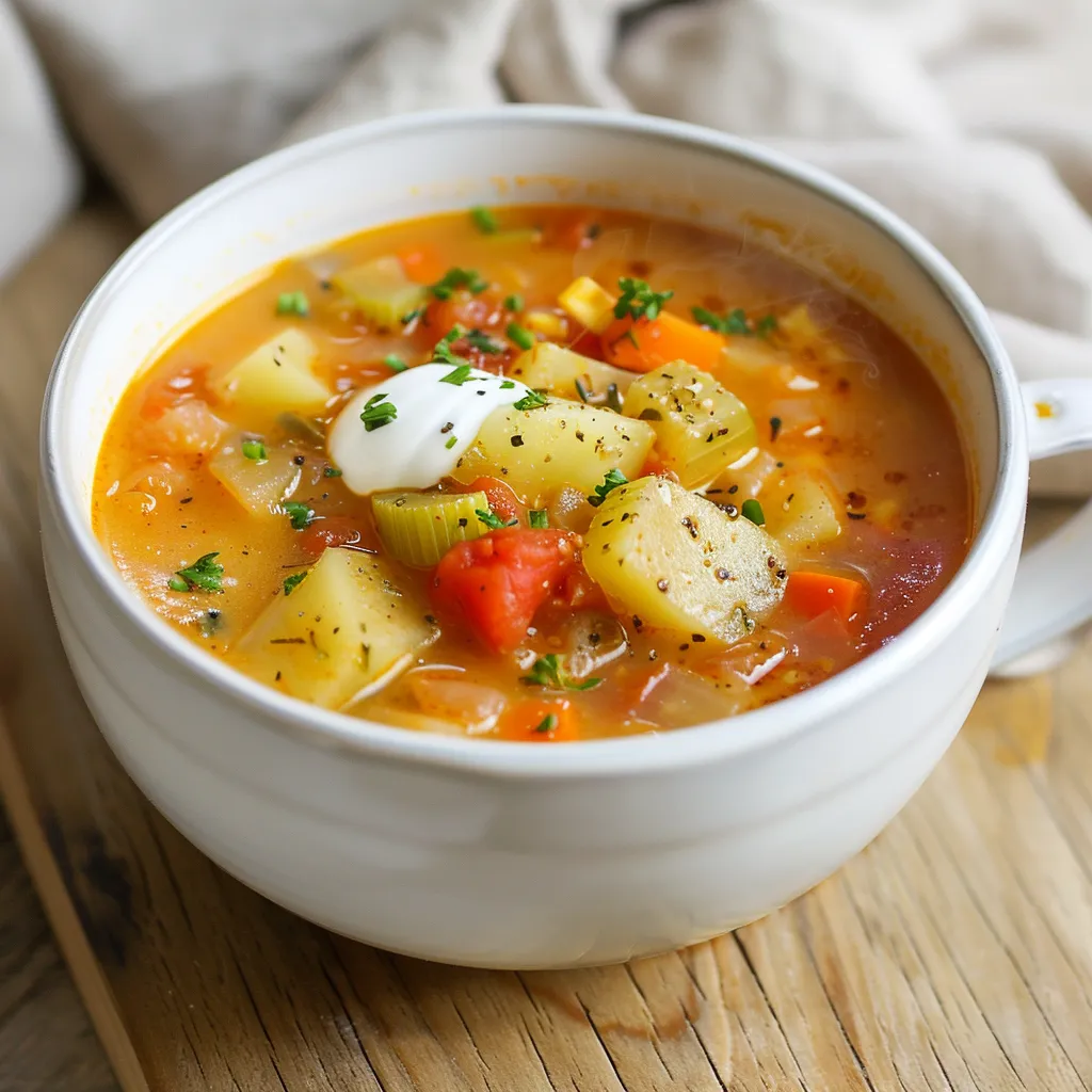 Cremige Gemüsesuppe wie früher