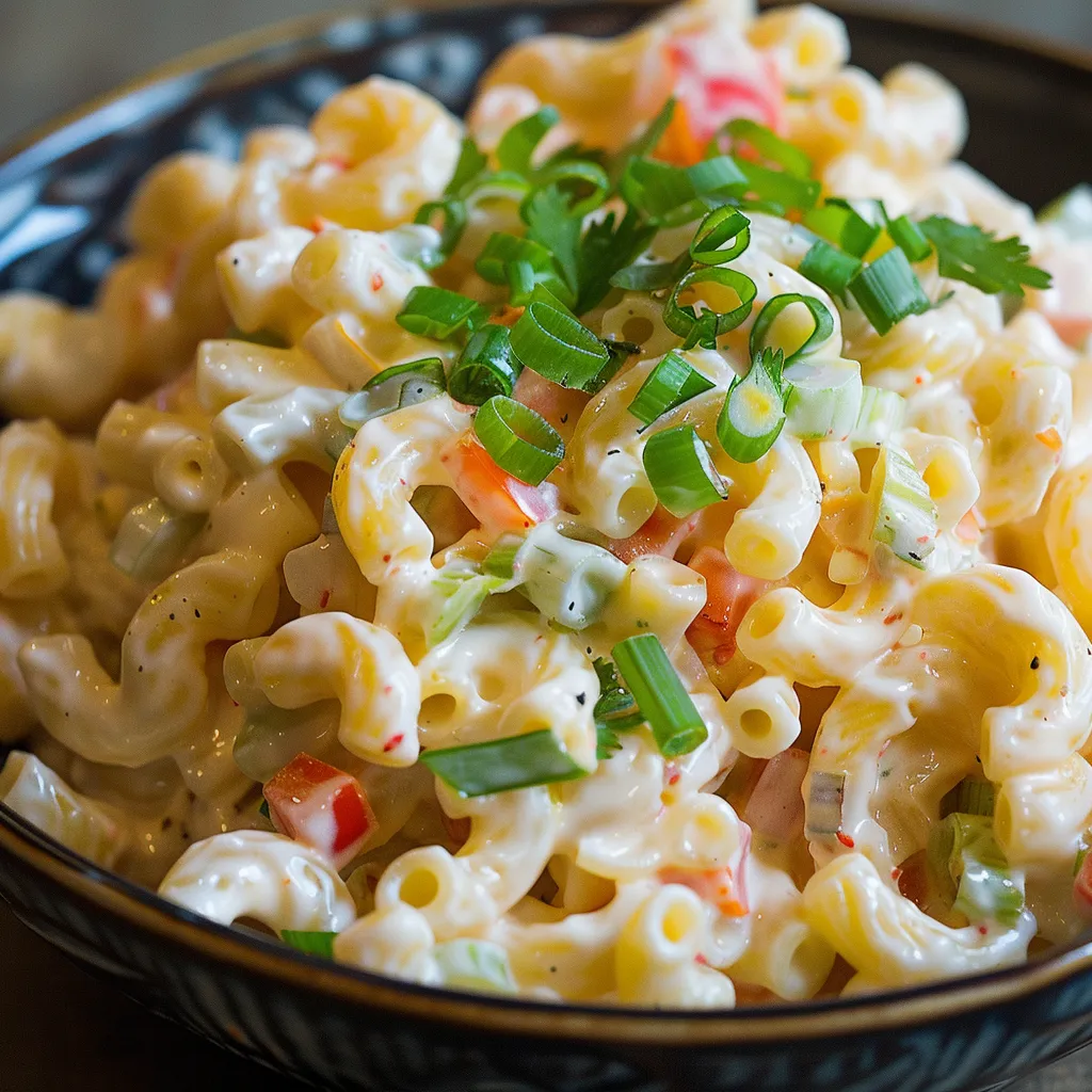 Traditioneller Macaroni-Salat