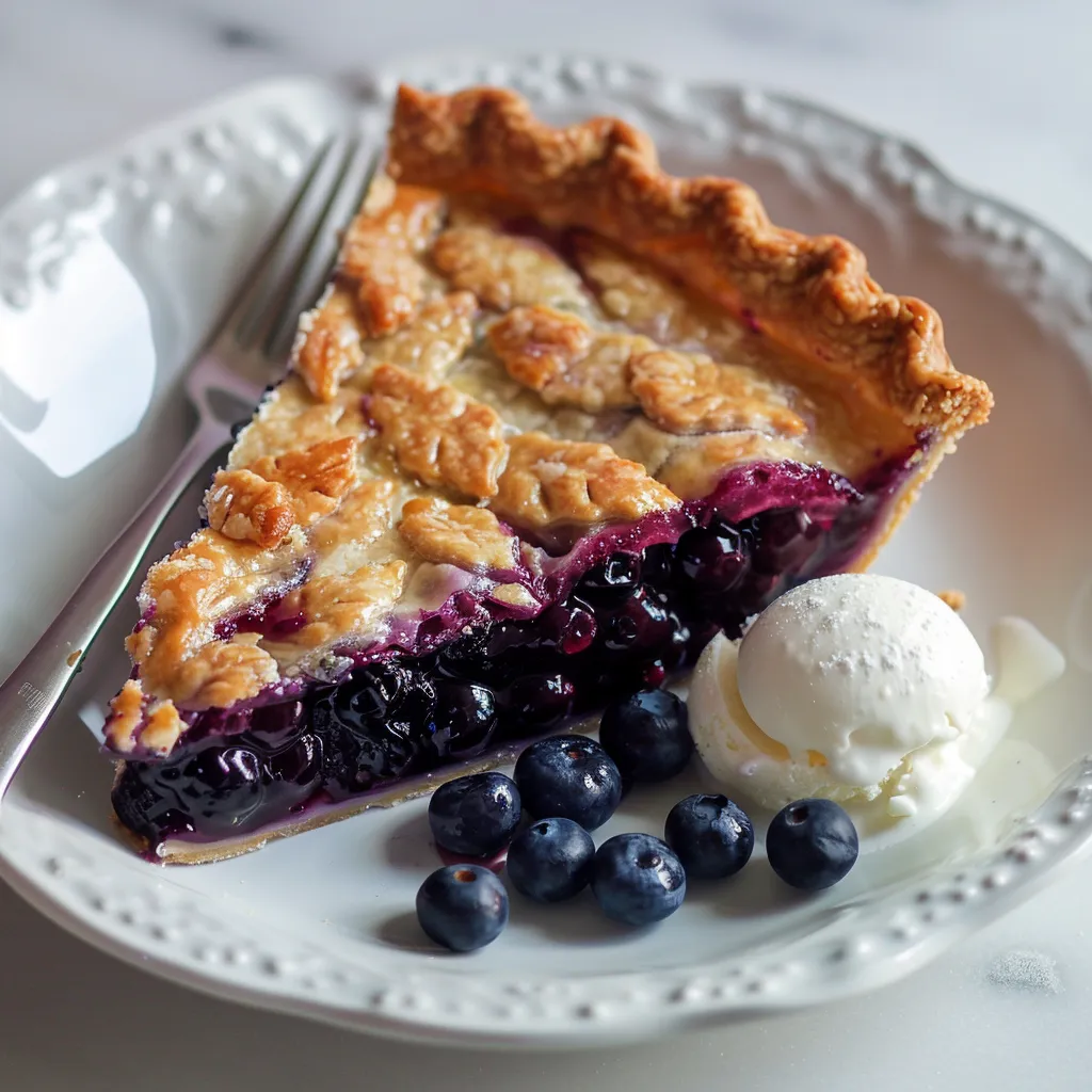 Heidelbeertarte mit hausgemachtem Mürbeteig