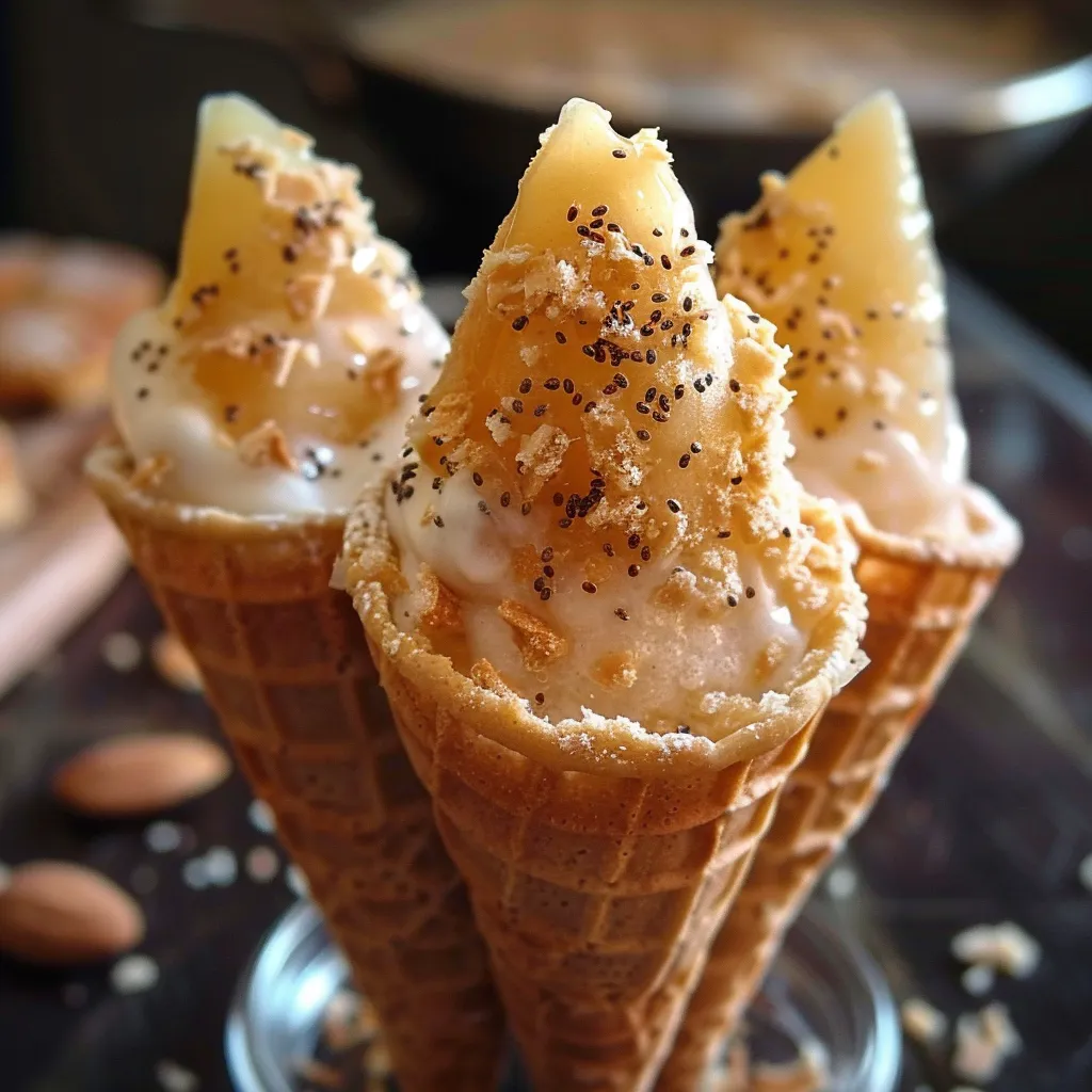 Leckere Gaufre-Cornets mit Erable