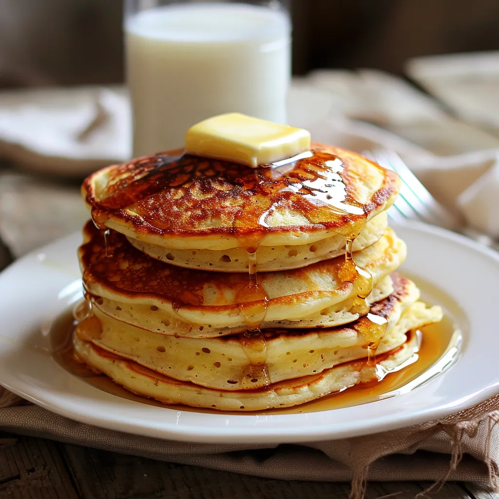 Traditionelle dicke Crêpes