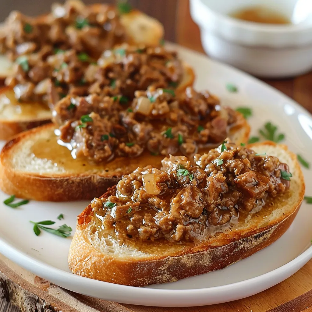 Knuspriges Brot mit deftigen Cretons aus Schwein und Milch