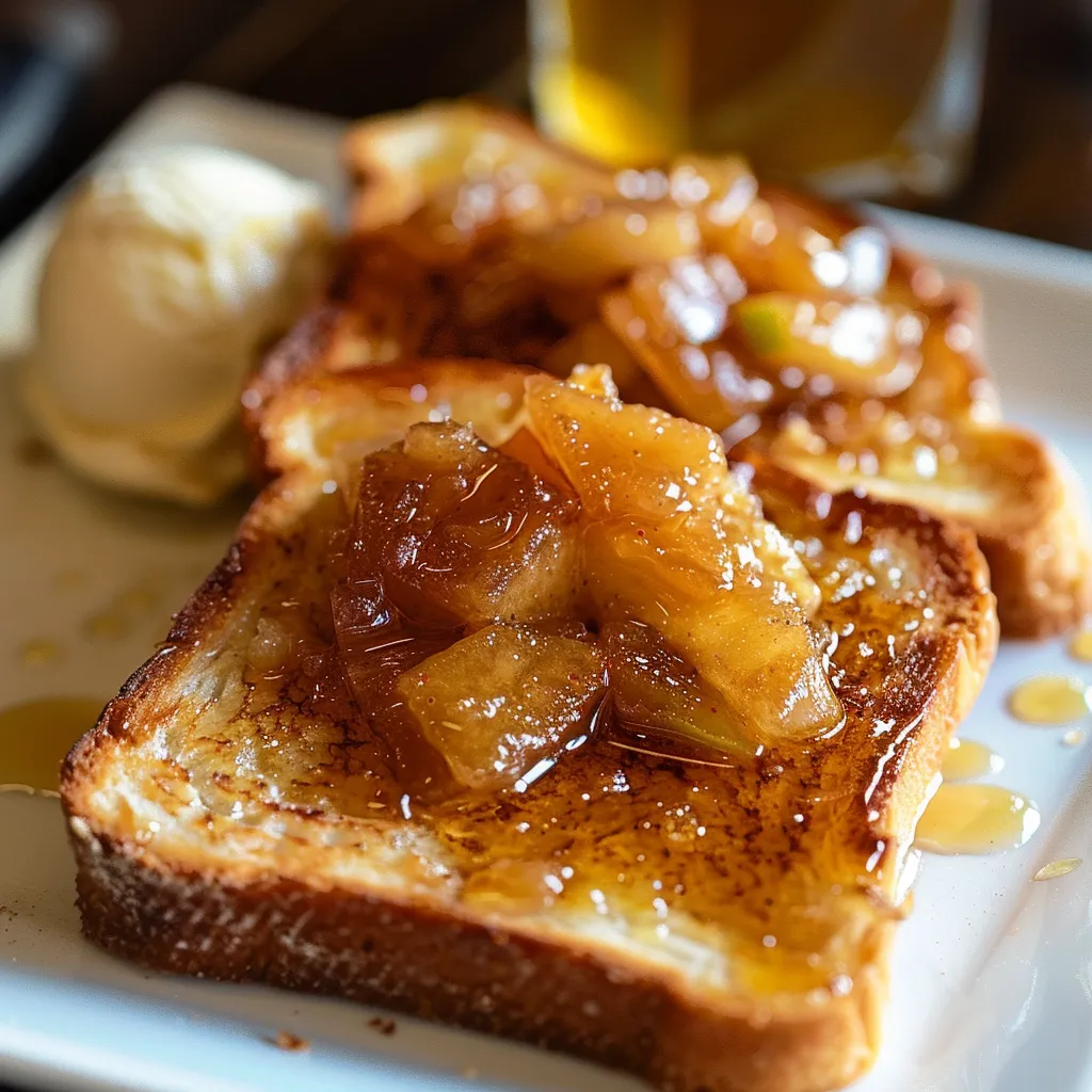 Lust auf unwiderstehlichen Apfel-Toast