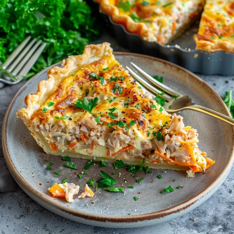 Karotten-Thunfisch-Quiche